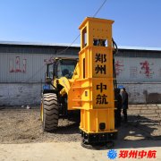 液壓夯哪家好鄭州中航智能高速液壓夯實機施工現場